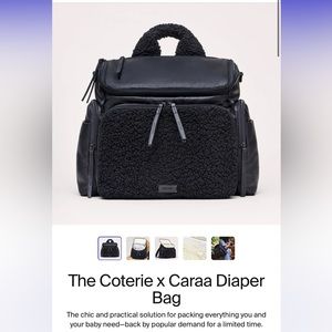 Caraa x Coterie Diaper bag